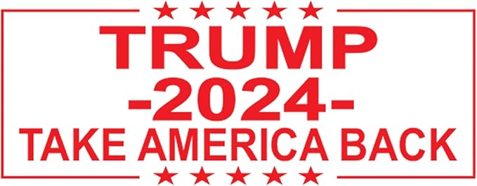 Trump 2024 Sticker - American Political Rubber Stamp with Ink Pads for Rubber Stamps- Rubber Stamps Custom, Rubber Stamps, Red Ink - Patriotic Trump Imprint