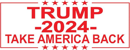 Trump 2024 Sticker - American Political Rubber Stamp with Ink Pads for Rubber Stamps- Rubber Stamps Custom, Rubber Stamps, Red Ink - Patriotic Trump Imprint