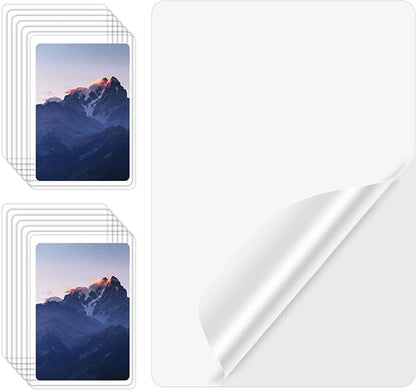 100Pcs Index Card Laminating Pouches 4x6 File Card Laminating Pouches Thermal Laminating Sheets Business Card Laminating Pouches for Work Permits Pass Cards Student ID Cards, 5 Mil