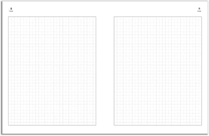 BookFactory Exam Blue Book/Blue Exam Book/Blue Test Book (Grid Format) 8 1/2" x 11" - 16 Numbered Pages (25 Pack) Saddle Stitched (LAB-016-7GSS (Exam Book) 25 Pack)