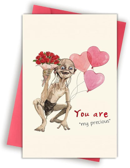 Humorous Valentine’s Anniversary Card for Wife Girlfriend, You Are My Precious Card