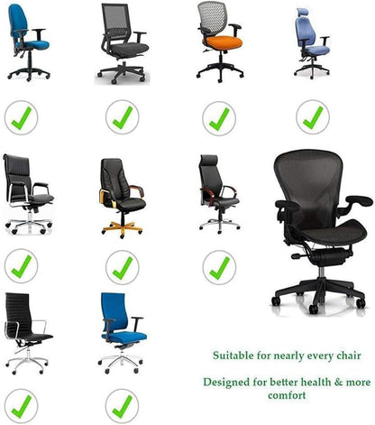 Memory Foam Chair Armrest Pad, Comfy Office Chair Arm Rest Cover for Elbows and Forearms Pressure Relief(Set of 2)