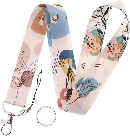 Yiflin Cute Neck Lanyard for Keys, Wallet, Id Card Holder, Cool Keychain Lanyard for Women, Men, Teacher