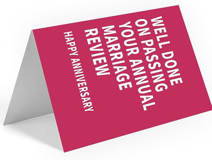 Anniversary Card to Husband | Funny Anniversary Card & Gifts for Women, Men, Husband, Wife, Him, and Her | Happy