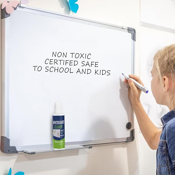 6 Pack Whiteboard Cleaner 8.5oz Dry Erase Board Cleaner White Board Cleaning Spray Dry Erase Cleaner Spray Removes Stubborn Marks from Whiteboard Chalkboard