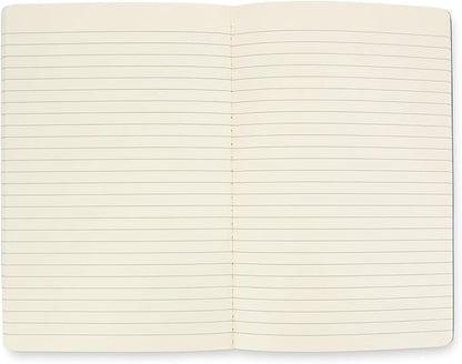 Simply Genius A5 Notebooks for Work, Travel, Business, School & More - College Ruled Notebook - Softcover Journals for Women & Men - Lined Note Books with 92 pages, 5.5" x 8.3" (Green, 6 pack)