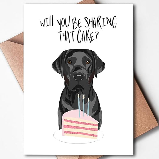 Hqulpr-1pc Funny Dog Birthday Card, Funny Birthday Cards For Dog Lovers, Birthday Card From Dog,Funny Birthday Cards For Men, Women, Husband, Son, Dad, Mom, Him, Best Friend, Brother
