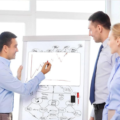 Magnetic Dry Erase Board Fridge White Board Sheet 20 x13 inch, Flexible Large Refrigerator Magnets Whiteboard Planner for Home Kitchen, 2 Markers and Eraser