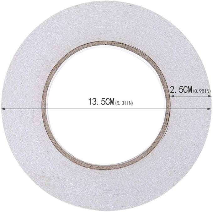 Ultra Thin Double Sided Adhesive Tape (1/4 Inches 55 Yards) Lasting, Acid Free & Heat Resistant,for Gifts, Photos, Scrapbooking, Documents, Wallpaper, Crafts, Card and Boxes