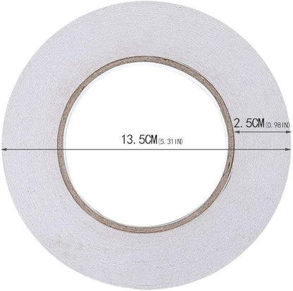 Ultra Thin Double Sided Adhesive Tape (1 Inch 55 Yards) Lasting, Acid Free & Heat Resistant, Double Sided Tape for Gifts, Photos, Scrapbooking, Documents, Wallpaper, Crafts, Card and Boxes