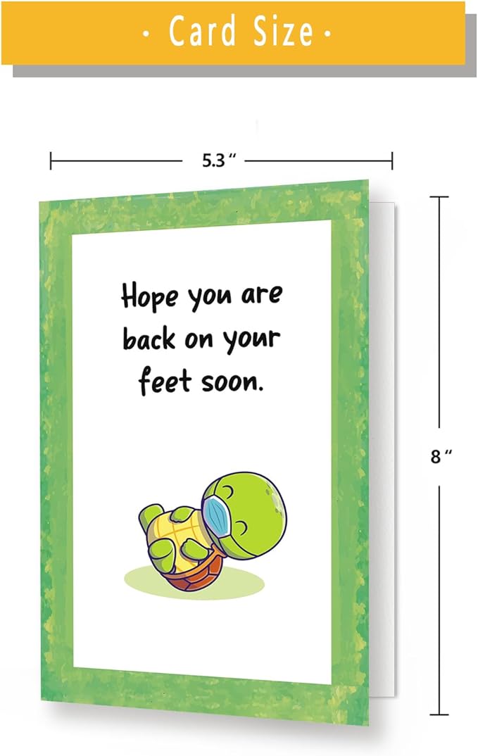 Funny Get Well Soon Card & Gifts for Men Women,Naughty Get Well Soon Gifts After Surgery,Speedy Surgery Recovery Cards for Him Her,Hope You Are Back on Your Feet Soon