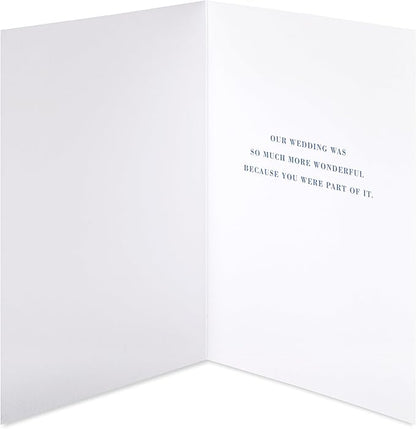 American Greetings Wedding Thank You Cards, Much More Wonderful (8-Count)