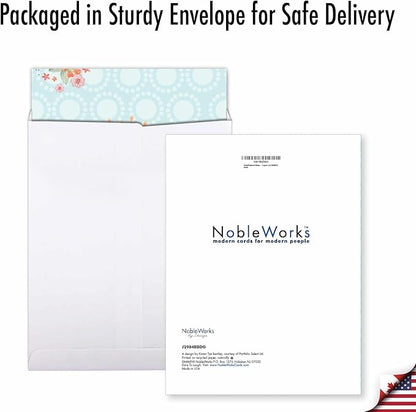 The Best Card Company - 1 Large Birthday Card with Envelope (8.5 x 11 Inch) - Fun Celebration Card for Birthdays - Watercolor Cake J2984BBDG