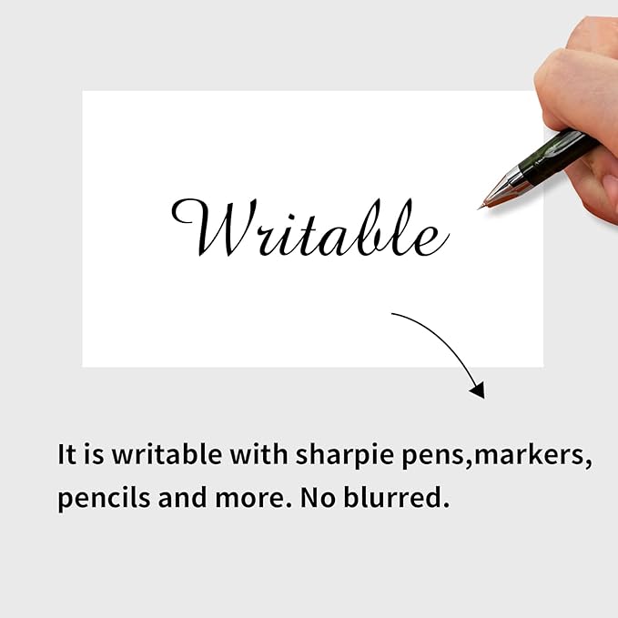 Colored Labels Stickers 3 x 5 Inch, Removable Rectangular Moving Labels, Large Color Coding Labels Moving Stickers- 250 Pack/White