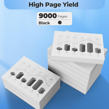 542 Black Ink ET-5880 ET-5850 ET-5150 Replacement for 542 Ink Black for Ecotank Pro ET-5170 ET-5180 ET-5800 ET-16650 ET-16600 ET5150 ET5170 ET5180 ET5850 ET5800 ET5880 ET16650 Printer, 2 Pack