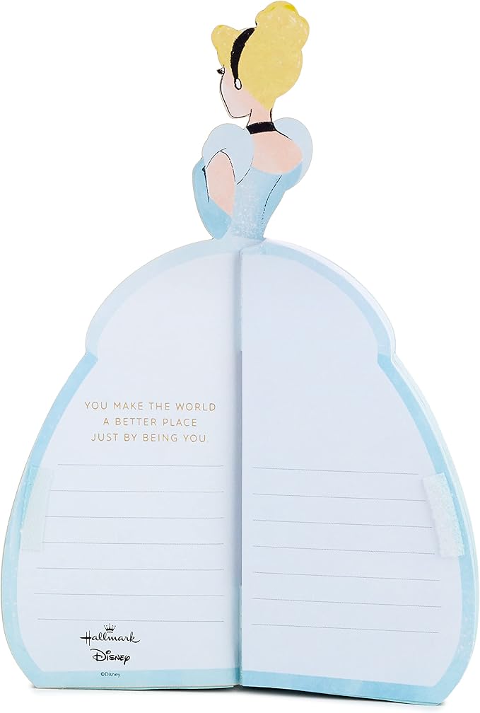 Hallmark Paper Wonder Disney Princess Pop Up Birthday Card (Honeycomb Cinderella) for Birthdays, Encouragement, All Occasions