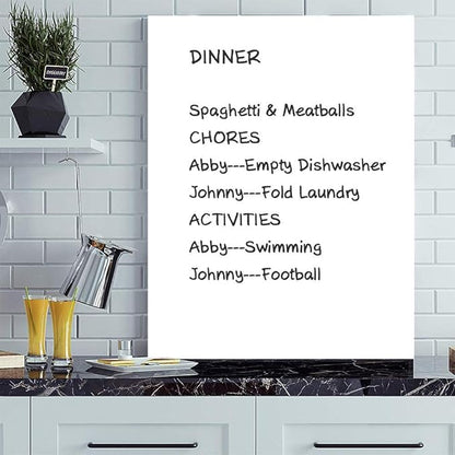 White Board Wallpaper, White Board Roll, Stick on White Boards for Wall, 1.5x11ft Peel and Stick Dry Erase Roll, Stain-Proof, Super Sticky Whiteboard Sticker Wall Decal for Wall/Table/Door, 2 Rolls