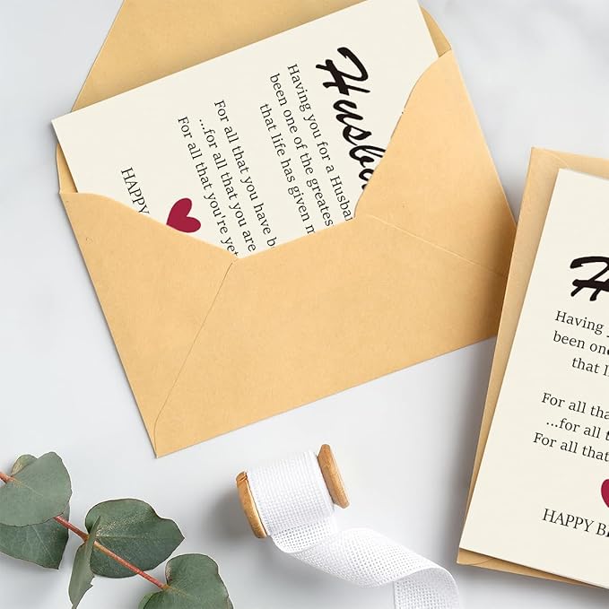 Birthday Card for Men, Husband, and Him | Happy Birthday Gifts & Decorations for Men