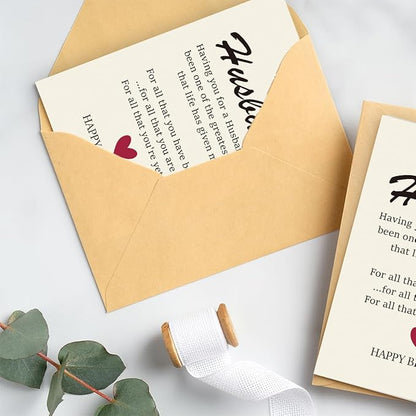 Birthday Card for Men, Husband, and Him | Happy Birthday Gifts & Decorations for Men