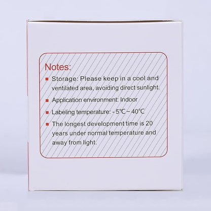 Phomemo Thermal Labels- Sticker Label for M110/M221/M220/M120/M200 Label Printer,1.97"x3.15"(50x80mm),100 Labels/Roll, Black on White