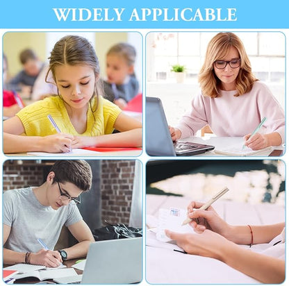 AUAUY 6PCS Gel Pens, Retractable Quick Dry Gel Ink Pen, Pens for Journaling with 6 Refill, Cute Pens, Smooth Writing Pens, 0.5mm Black Ink Pens, Office School Supplies Gifts for Women & Men (Morandi)