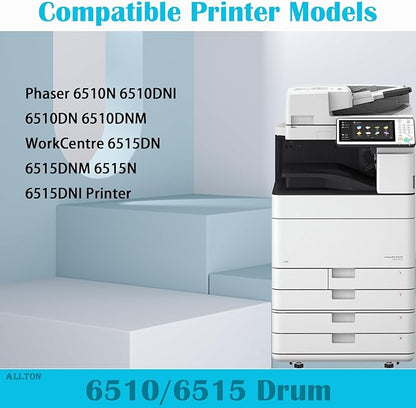 6510 6515 Drum Unit 108R01417 Compatible for Xerox 108R01418 108R01419 108R01420 Imaging Unit Replacement for Xerox WorkCentre 6515 Phaser 6510 Printer(4-Pack)