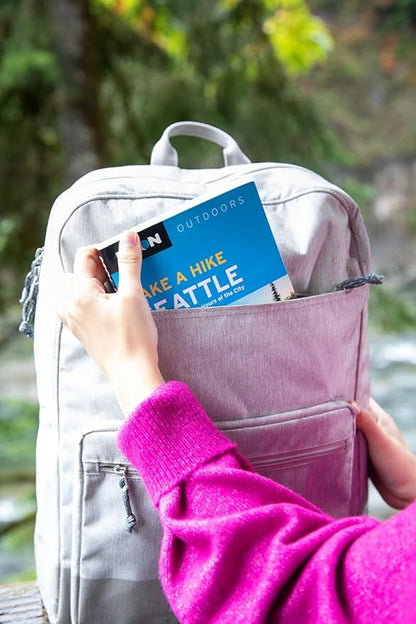 Skyway Luggage Rainier Simple Backpack, Eco-Friendly Made of 100% rPET Travel Laptop Bag for Women & Men, Flight Approved Carry On Bag, 16L, Moab Red