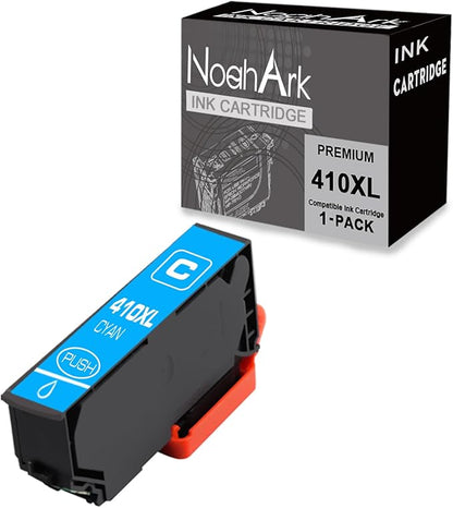 1 Packs 410XL Remanufactured Ink Cartridge Replacement for Epson T410XL 410 XL High Yeild for Expression XP-7100 XP-530 XP-630 XP-635 XP-640 XP-830 Printer(1 Cyan)
