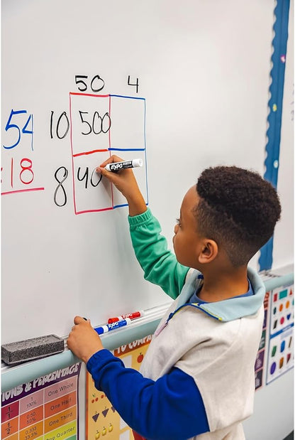 EXPO Dry Erase Markers, Low Odor Ink, Assorted Colors, Chisel Tip, 16 Count