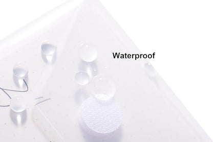 3’’ x 5’’ Vertical Plastic Envelopes Hook Loop Closure Coupon Receipt Sticker Holder 30 Pack