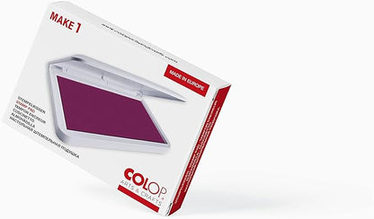 COLOP Make Series, Ink Stamp Pads, with Non-Toxic Premium Ink, Water-Based Acid-Free (Cozy Red, Make 1-1-15/16" x 3-1/2")