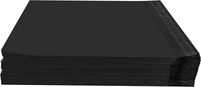 Colored Poly Mailers Pack of: (Black, 10" x 13" pack of 200) Be creative with your packaging with Colored mailers