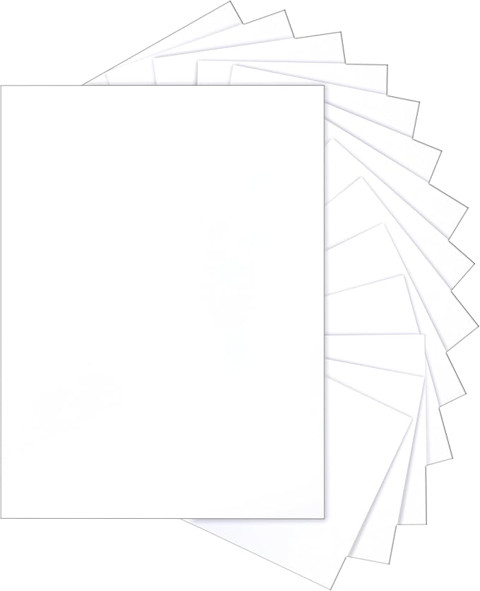 40 Sheets White Cardstock 8.5 x 11 Printer Paper, 200gsm/75lb Premium Craft Paper Card Stock for DIY Card Making, Greeting Cards, Business Cards, Invitations, Certificates, Menus, Wedding