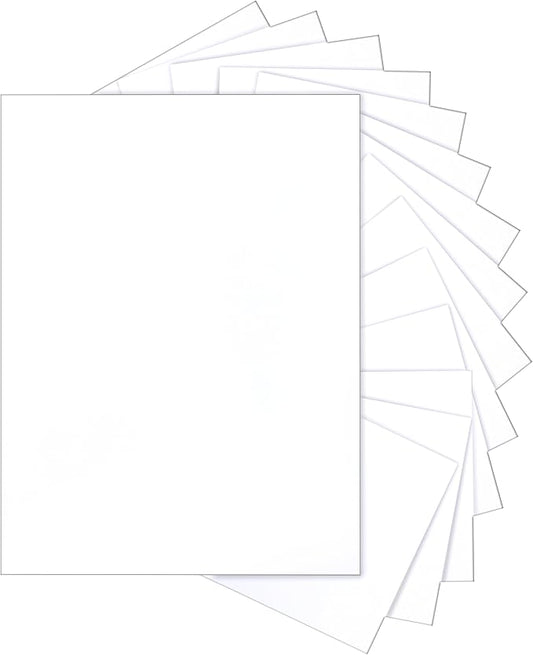 120 Sheets Bright White Cardstock 8.5 x 11 Certificate Paper, 92lb Heavyweight White Card Stock Printer Paper for DIY Cards, Business Cards, Invitations, Menus