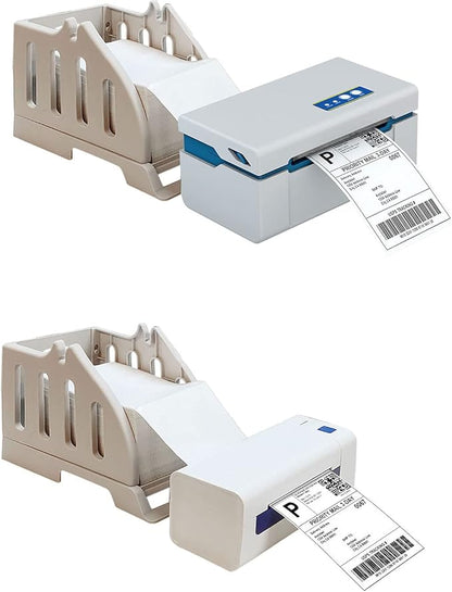 8 Stacks 4" x 6" Fanfold Direct Thermal Labels, Mailing Postage Shipping Label with Perforated, Compatible with Zebra, Rollo, MUNBYN, NELKO Label Printer(500 Labels/Stack, Total 2000 Labels)
