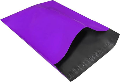 Colored Poly Mailers Pack of: Be creative with your packaging with Colored mailers (Purple, 12" x 15.5" pack of 250)