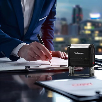 Return to Sender Not at This Address Stamp Self Inking Rubber Business Stamp Office Stamp Self Inking Return to Sender Address Stamp Office Supplies- Red Ink