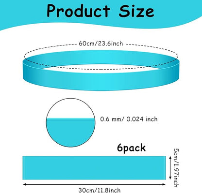 6 Pack Chair Bands for Kids with Fidgety Feet, ADHD Tools for Kids, ROOKEA Sensory Room Must Haves for ADHD Kids Fidget Chair Bands Autism Classroom Must Haves ADHD Tools for Classroom Home Chairs