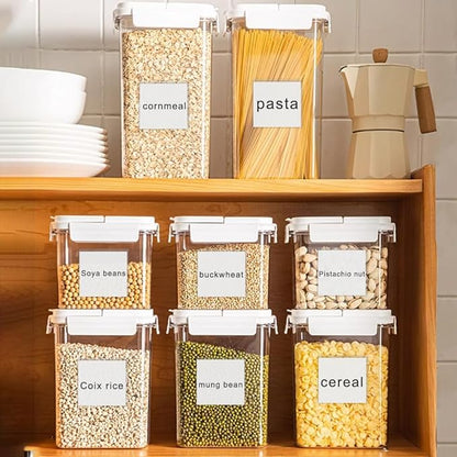 60 Pack Self Adhesive Label Holder, Clear Label Pockets Index Card Pockets Card Holder Shelf Label Holder for Organizing and Protecting (3.5 x 3.5 inches)