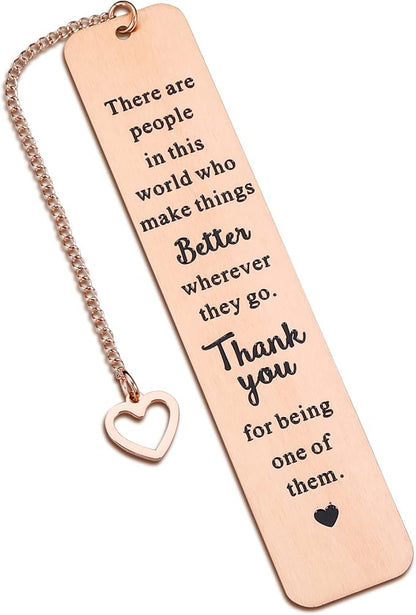 Thank You Gifts for Women Inspirational Employee Appreciation Gifts Bookmark Bulk Gifts for Coworkers Christmas Gifts Leader Boss Lady Birthday Valentines Boss Gifts Farewell Retirement Teacher Nurse