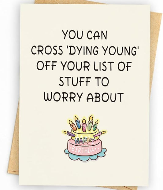 Funny Birthday Card | Funny Birthday Cards for Women, Men, Dad, Mom, Brother, Sister, Husband, Friend, and Anyone | Humorous Birthday Gifts | Unique Birthday Decorations