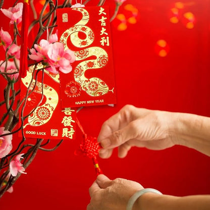Chinese New Year Red Envelopes, Red Envelopes, 36 PCS Snake Red Envelopes 2025, Snake Year Red Envelopes, 春节红包, Hong Bao, Lucky Money Envelopes Red Pocket For 2025 New Years Eve Party Spring Festival