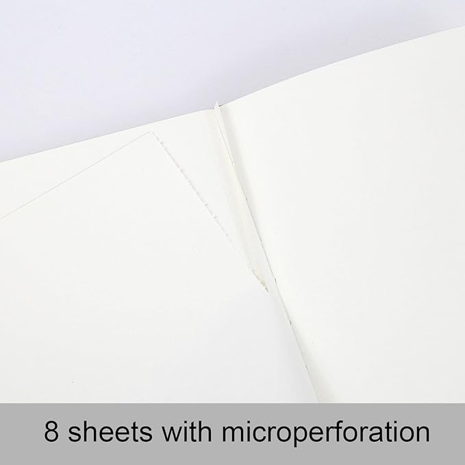 A5 Hard Cover Notebook with Pen Holder, Gold Edges & 180° Lay Flat - Large 5x8.25 Lined, Bookmark, Gift Box - Durable Journal for Office, Study, Travel - Writers, Students (Light Blue)