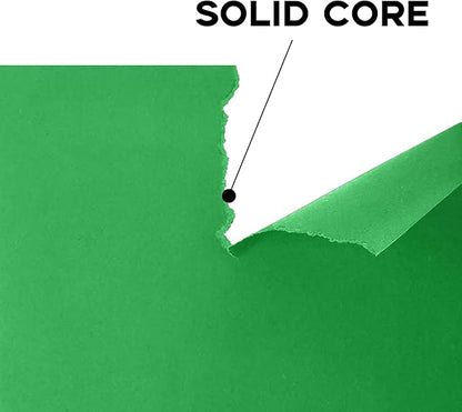 100 Sheets Green Cardstock 8.5 x 11, Goefun 65lb Green Construction Paper 8.5 x 11 for Christmas Cards Making, Invitations and Craft