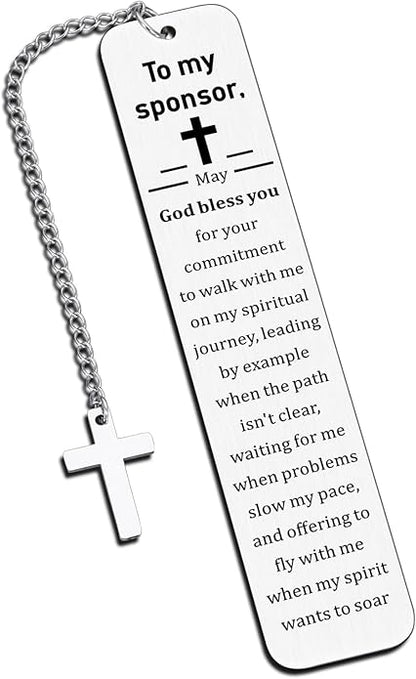 Bible Bookmark, Confirmation Sponsor Gifts, Baptism Gifts for Boys Girls Religious for Women Confirmation Sponsor Gifts for Women Confirmation Gifts for Teenage Boys Girls Sponsor Appreciation