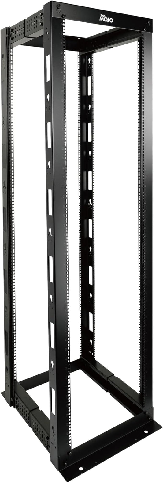 45U Open Frame Server Rack,4-Post Adjustable Depth 23.6 inch-39.3 inch Frame Rack,Professional It Rack for 19 inch Computer/AV/Data/IT Equipment,Square Hole