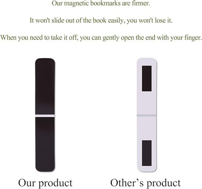 Chinco 10 Pieces Magnetic Bookmarks Magnet Page Markers Assorted Book Markers Set for Students Reading Gifts for Christmas(Classic)