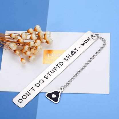 Easter Basket Stuffers for Boys Girls Funny Bookmarks White Elephant Gifts Christmas Stocking Stuffer for Son Daughter from Mom Valentine Birthday Graduation Humor Gag