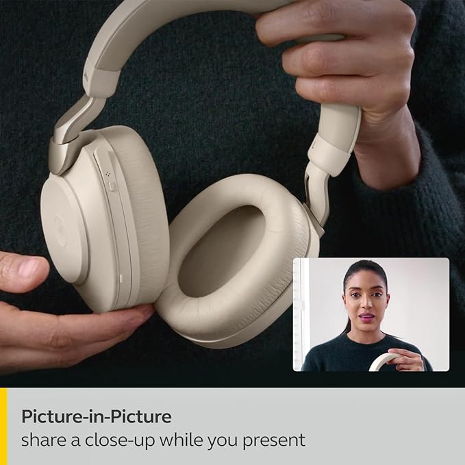 Jabra PanaCast 20 4K Video Conferencing Camera - Flexible Plug & Play Personal Video Solution Computer Webcam with AI-Powered 4K Ultra-HD, Intelligent Zoom, and Lighting Optimization - Black