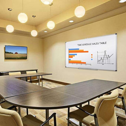 XIWODE Large Magnetic Dry Erase Board，Whiteboard for Wall, 36 x 60 inches, Whiteboard Marker Board Writing Board，Silver Aluminum Frame, Durable,Whiteboard for Home School & Office